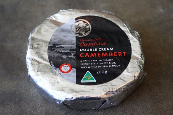 Emporium Double Cream Camembert, $2.25 per 100g, 58/100

