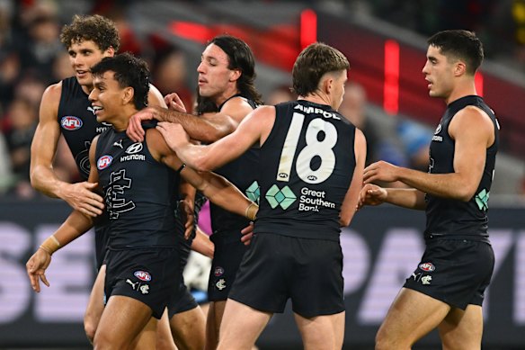Four points: The Blues hang on.