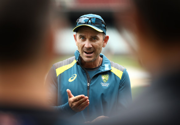 Justin Langer has become an erratic figure in the Australian camp.