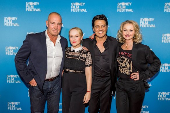 Martin Sacks, Susie Porter, Vince Colosimo and Rachel Blake at the Sydney Film Festival screening of the Australian psycho-thriller The Second at Event Cinemas, George Street, on Saturday, June 9, 2018.