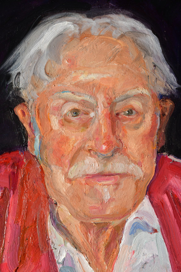 Peter Wegner’s self-portrait at 100.
