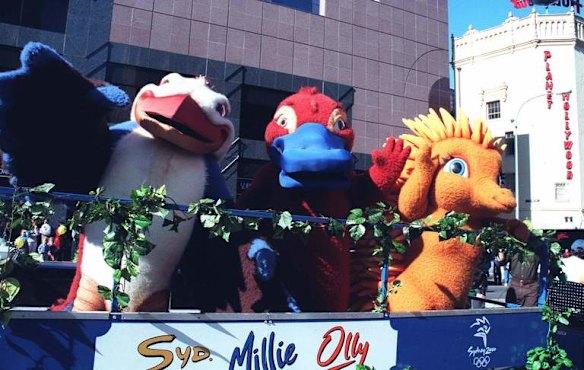 Memories: Syd, Ollie and Millie (Sydney, Olympics and Millennium, geddit?) were the faces of the 2000 Games.