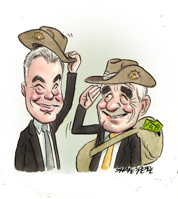 Brendan Nelson and Kerry Stokes.