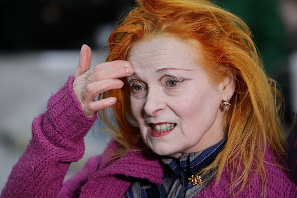 Vivienne Westwood arrives for the world premiere of "The Age of Stupid" in Leicester Square in London March 15, 2009.