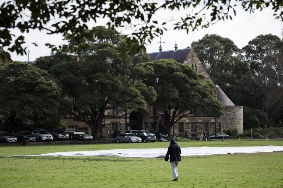Sandstone for days: St Paul's College inside Sydney University