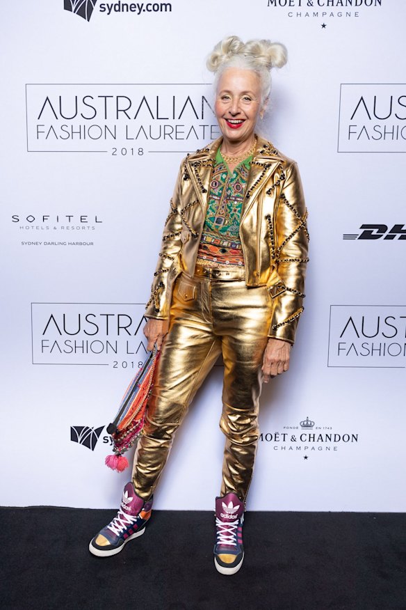Sarah Jane Adams at the 2018 Australian Fashion Laureate Awards.