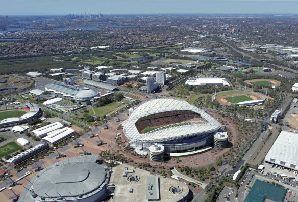 The Homebush stadium, in Sydney's west.