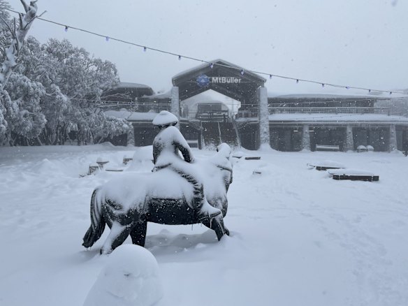 So much snow at Mt Buller ahead of the opening weekend!