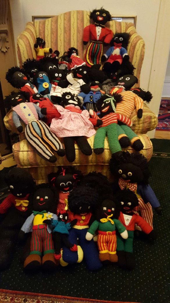 Jeff Kennett's happy golliwog collection. 