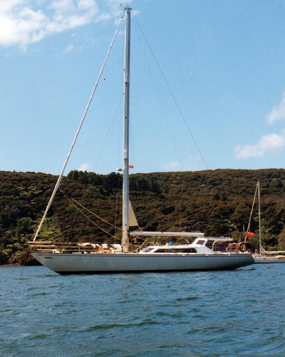 The 57-foot motor yacht the Edwena, bought as part of a daring escape plan.