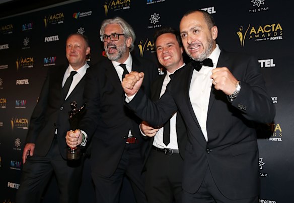 Producers of MasterChef Australia are pumped after winning the AACTA Award for Best Reality Television Series at the 6th AACTA Awards in Sydney, Australia.