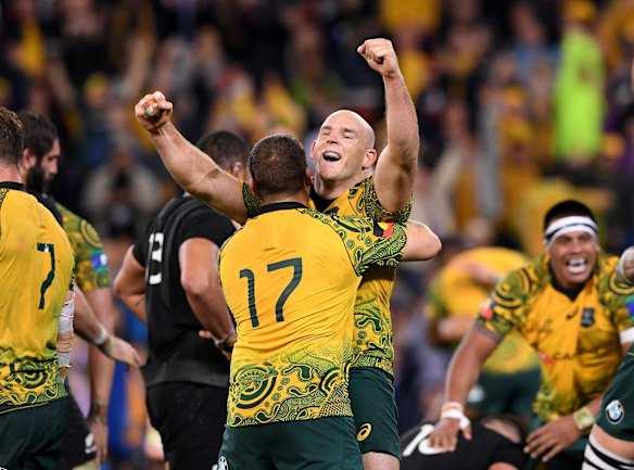 Stephen Moore played his final Wallabies Test at the end of 2017.