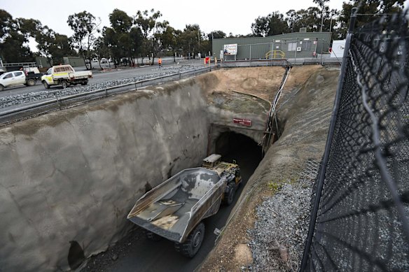 Stawell Gold Mine. Dark matter lab under-construction.
