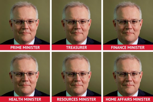 Scott Morrison was appointed to five other portfolios in addition to his main job as prime minister during the pandemic, without making the moves public.
