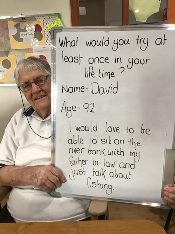 The residents of Waratah Lodge, an aged care home in Orbost in Victoria's east.