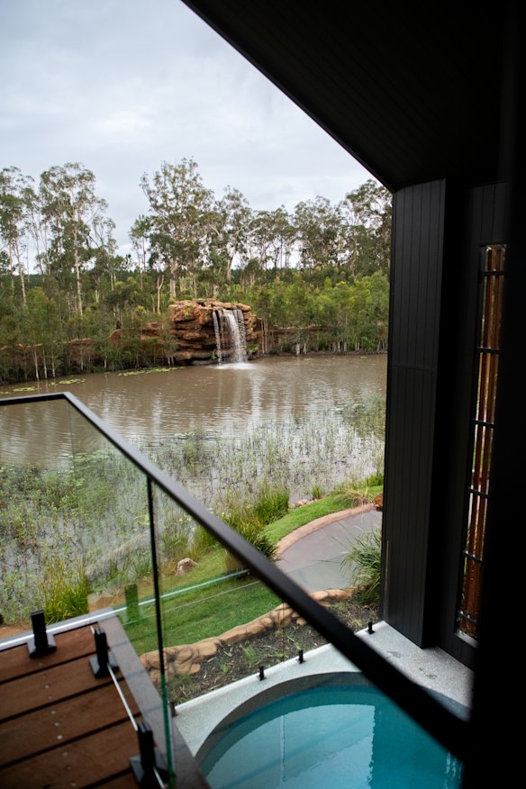 A vista da varanda acima.