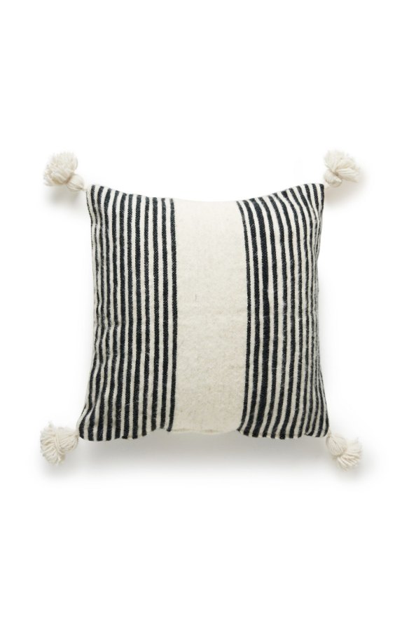 PARALLEL LINES
Moroccan Wool Pom Pom Cushion
From $123.00, sizes available: 50cm x 50cm and 60cm x 60cm
www.barefootgypsy.com.au