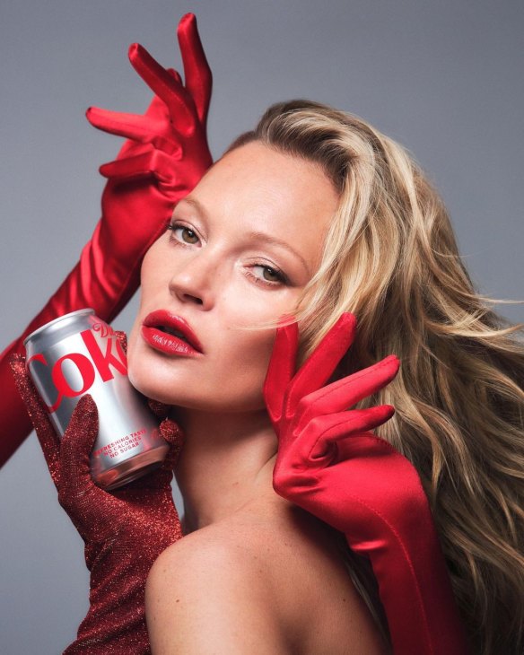 Kate Moss, James Dean, and celebrity ads