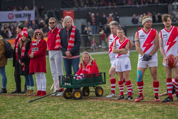 Megahertz players during the Reclink Community Cup.