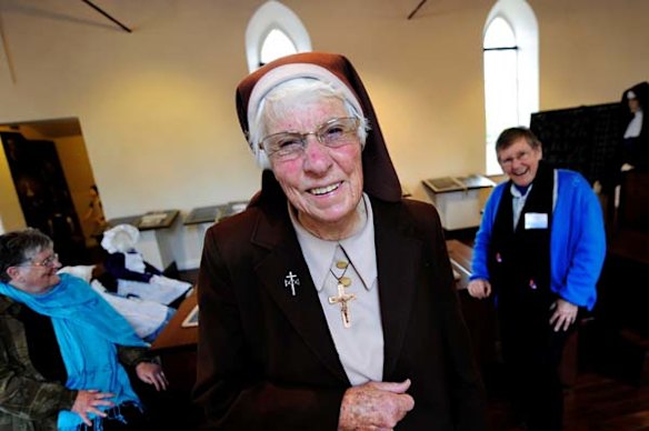 Sisters of the Josephites order in the old school house where Sister Mary Mackillop began her work.
