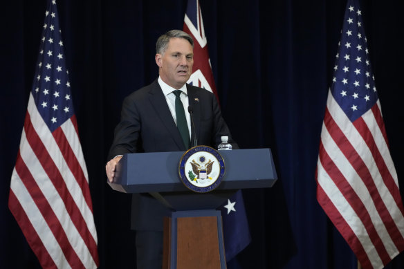 Defence Minister Richard Marles has said he wants the Australian Defence Force to be capable of “impactful projection”.
