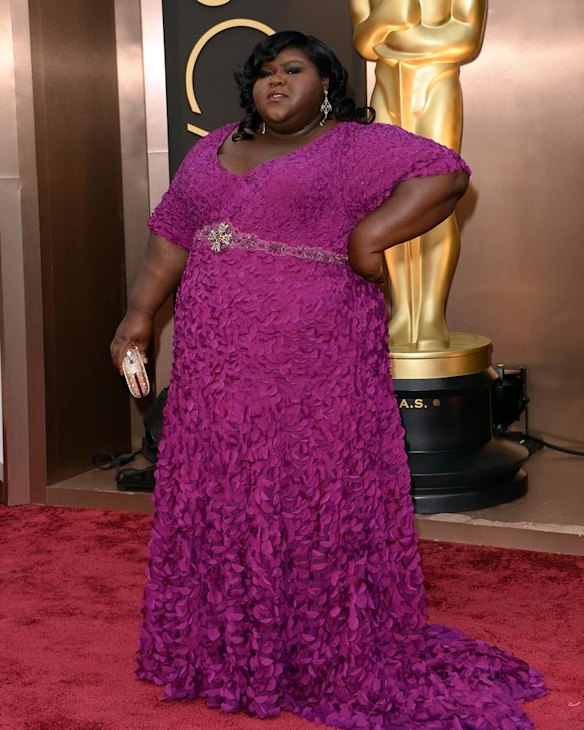 HOLLYWOOD, CA - MARCH 02: Actress Gabourey Sidibe attends the Oscars held at Hollywood & Highland Center on March 2, 2014 in Hollywood, California.  (Photo by Jason Merritt/Getty Images)