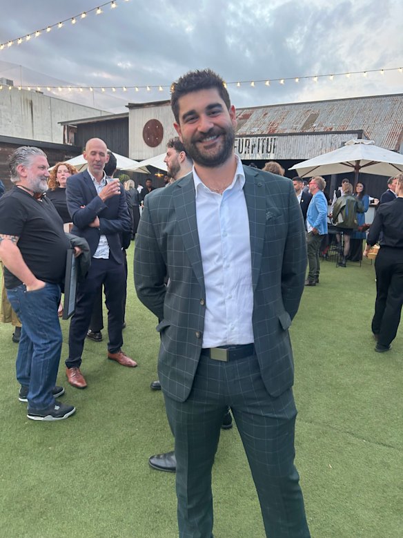 Vinnie Gibaldi at the 46th Age Good Food Guide awards.