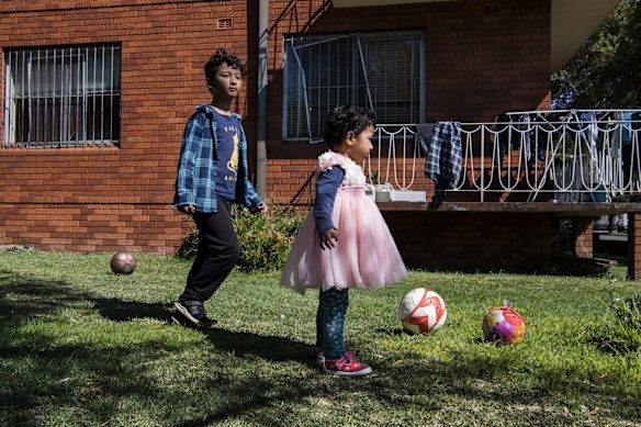 Premier Gladys Berejiklian followed by Deputy Premier John Barilaro during an update on the COVID-19 outbreak in NSW.