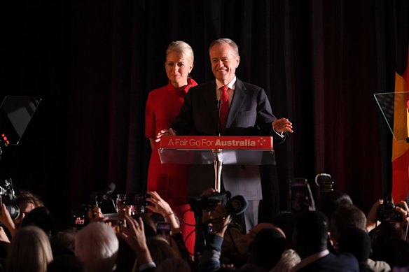 Election night function for Opposition Leader Bill Shorten at Hyatt Place in Melbourne