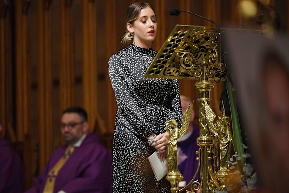 Granddaughter Amber Fahey.