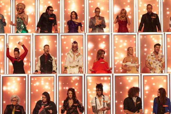 The judges on All Together Now dance and sing when a contestant inspires them.