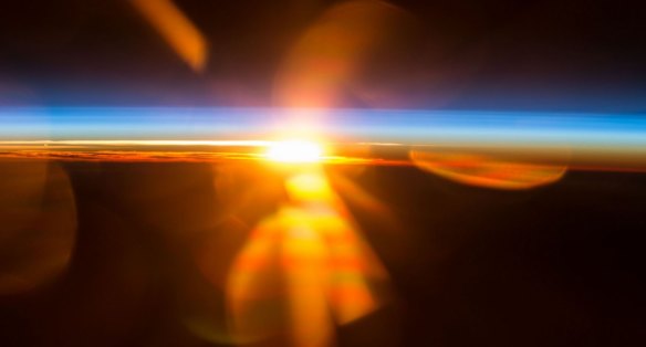 With no established rules or standards of behaviour, the cyber world is one of today’s frontiers much like space was in the 1950s. Pictured: the mesophere, just above the maximum altitude for aircraft but below the level of orbiting satellites.