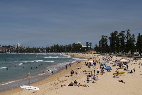 Fun in the sun in Manly on the last weekend before COVID-19 restrictions are eased.