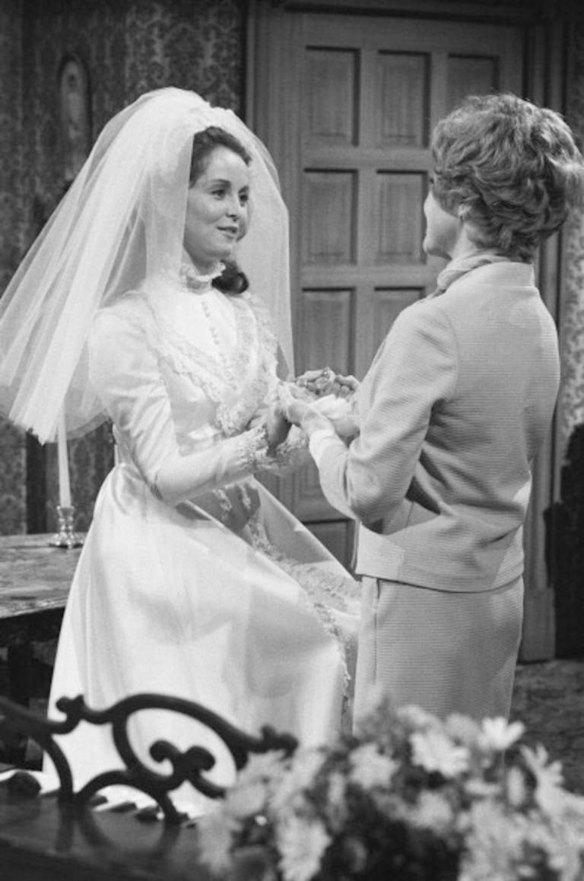 Suzanne Rogers, left, as Maggie Simmons Horton in <i>Days of our Lives</i>.