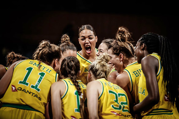 Team leader: Liz Cambage’s withdrawal from the Tokyo Olympics is a blow to the Opals’ medal chances.