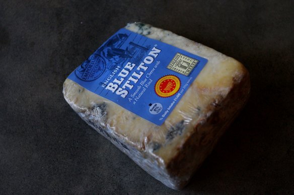 Emporium Selection English Blue Stilton, $2.98 per 100g, 58/100
