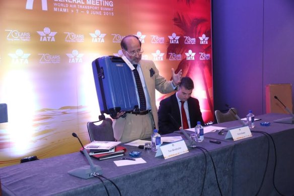 Thomas Windmuller emphasised at a media briefing in Miami that the new standard would not prevent airlines from allowing larger carry-ons on board but the message was apparently not relayed.