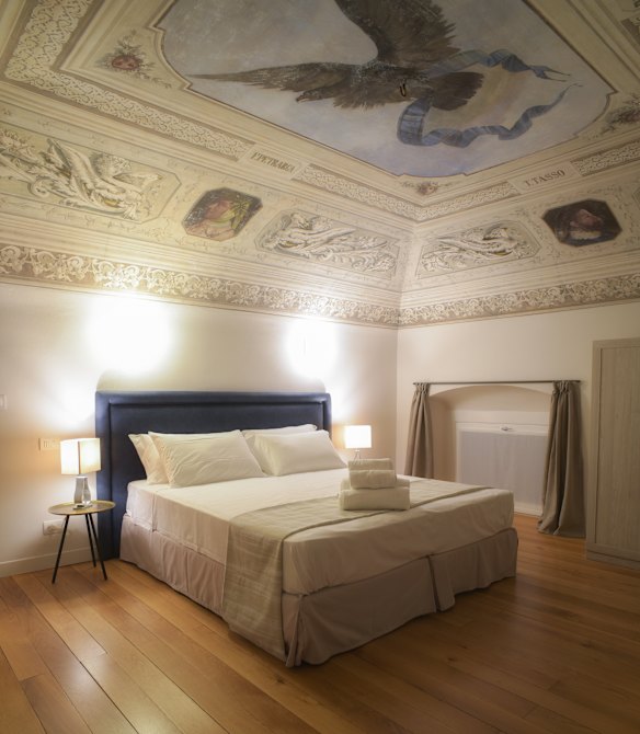 The ceilings steal the show at Palazzo Vannoni.
