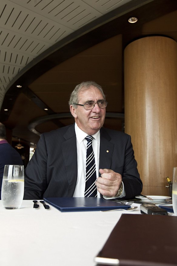 Lunch with John Fahey, Head of World Anti Doping Authority. December 2013.