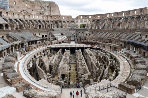 Once the Roman Empire collapsed, the stadium fell into a decrepit state.
