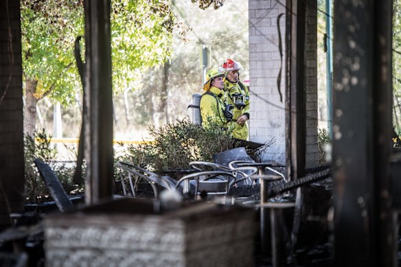 Two Olive restaurants subject to arson attack. Mawson location.