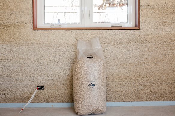 Construction of Canberra's first hemp house. Photo: Jamila Toderas