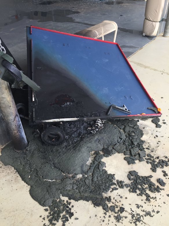 An image from Christmas Island detention centre released by Immigration Minister Peter Dutton's office.