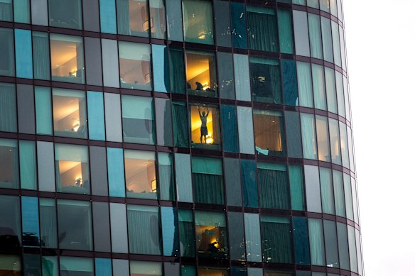 Travellers arriving in or returning to Australia have been forced into a fourteen day isolation period at Crown Promenade in Melbourne.