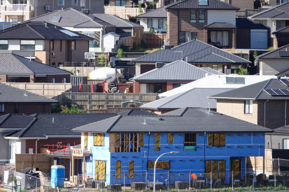 House values climbed at their fastest rate in 17 years in February and home loans are surging in reaction to ultra-low interest rates and government support programs.