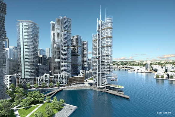 How Barangaroo evolved