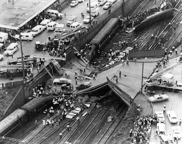 Granville train disaster Sydney, January 18, 1977.