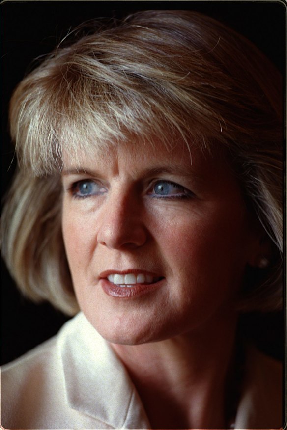 MP Julie Bishop poses for a portrait in 1998.