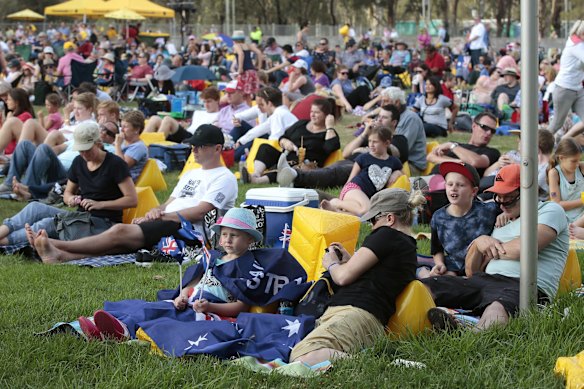 Crowd at the Australian of the Year Awards. 