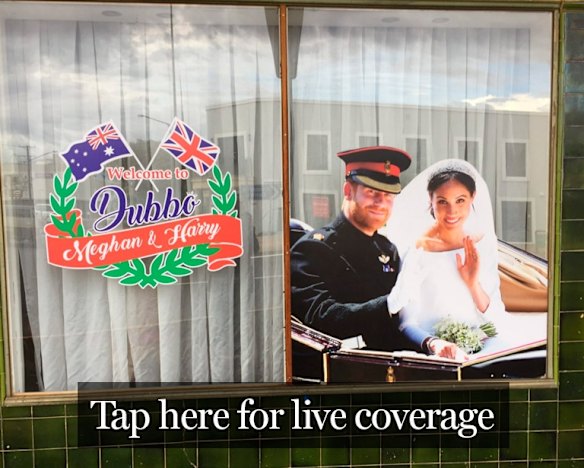 Dubbo shops prepares to welcome royal couple Harry and Meghan.